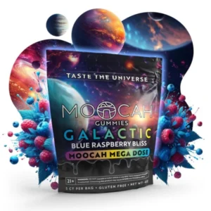Mega Dose Mushroom Gummies - Blue Razz